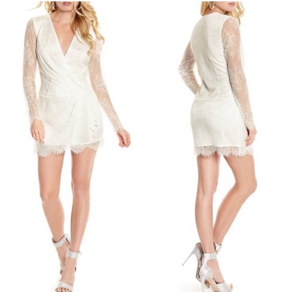 Guess by Marciano white lace dress